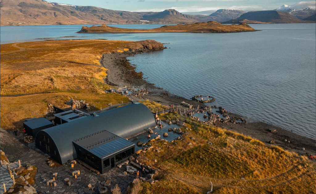 Hvammsvík geothermal pools in Iceland, photo by Miroslaw Tran from Icelandic Roamers