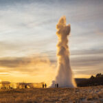 strokkur geyser eruption golden circle iceland